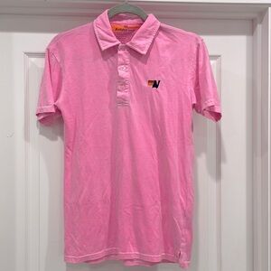 Men’s Aviator Nation Neon Pink Polo
